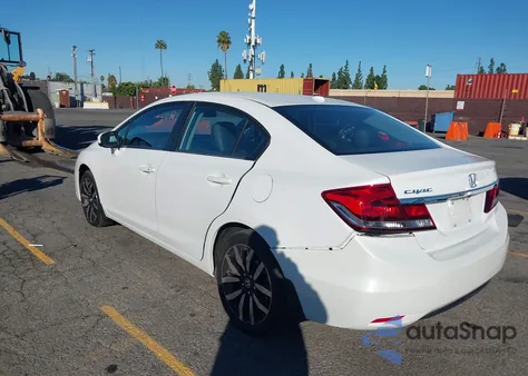 2014 Honda Civic Ex-L from USA, damaged, VIN 19XFB2F92EE235746